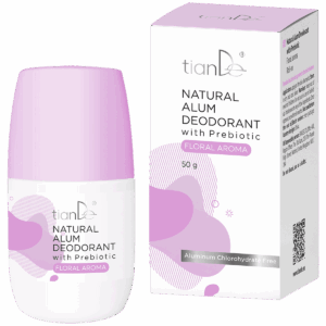 Natural Alum Deodorant with Prebiotic, Floral Aroma
