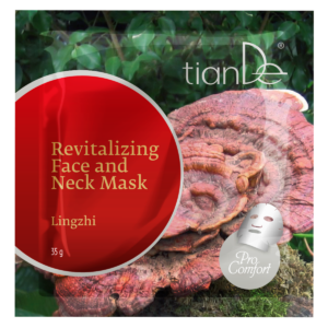 Mască revitalizantă pentru față și gât Lingzhi.